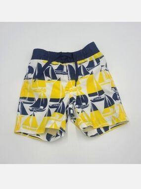 Janie and Jack baby boy sailboat swim trunks size 6-12 months